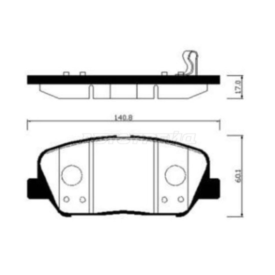 Колодки тормозные перед HYUNDAI I30 12-/KIA CEED 12-/OPTIMA 10- CTR