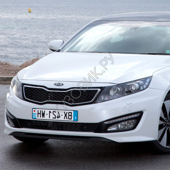 Бампер передний (без омывателей и парктроников) в цвет Kia Optima 3 (2010-2013)