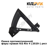 Рамка противотуманной фары правая Kia Rio 4 (2020-) рестайлинг KUZOVIK