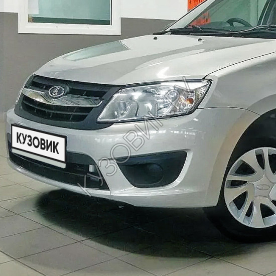 Бампер передний в цвет кузова Лада Гранта 1 (2014-2018) 2191 рестайлинг 610 - РИСЛИНГ - Бежевый