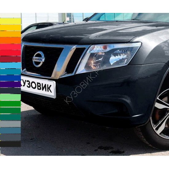 Бампер передний в цвет кузова Nissan Terrano D10 (2014-2022) без птф